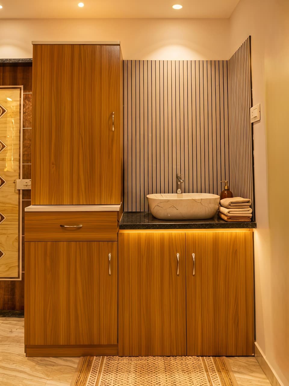 basin in heritage villa Amba