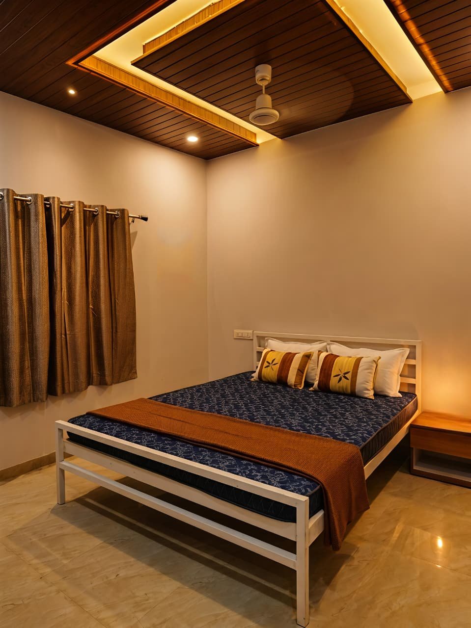 bedroom in heritage villa Amba