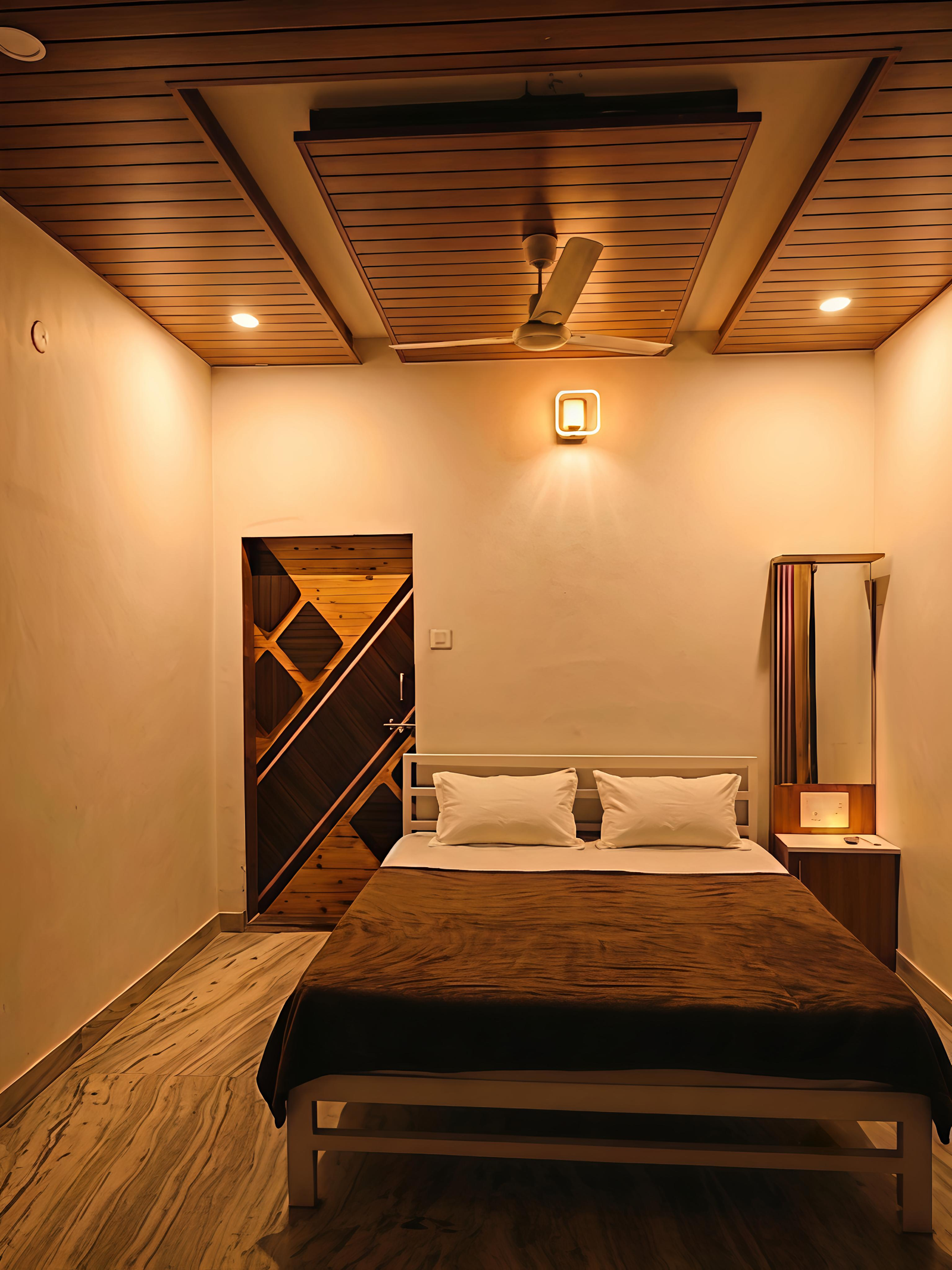 master bedroom in heritage villa Amba